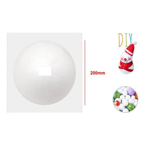 Pelota De Plumavit 20 Cm Para Manualidades