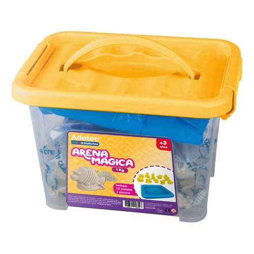 Arena Mágica 1 Kg + Moldes + Piscina Adetec