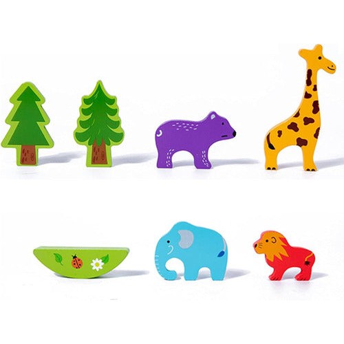 Juego Didáctico Equilibrio De Animales Motricidad Fina