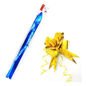 Cintas De Regalo Auto-armables Metalizada 5 Un