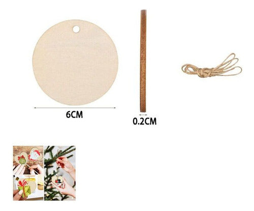 Circulo De Madera Para Manualidades