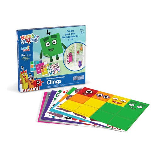 Set Adhesivos Reutilizables Numberblocks