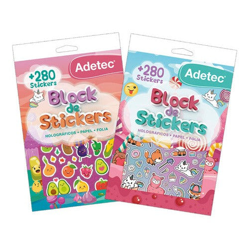 Block De Stickers Figuras Infantiles Kawaii