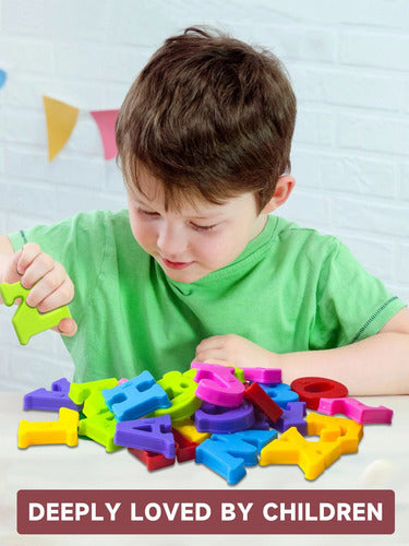 Letras Magnéticas Didácticas Mayúsculas Con Braille