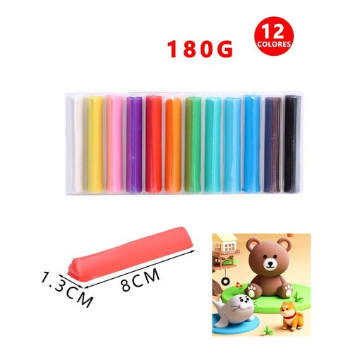 Plasticina Triangular 12 Colores Adix