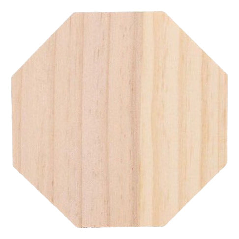 Rebanada Madera Octágono 15 Cm 5 Mm