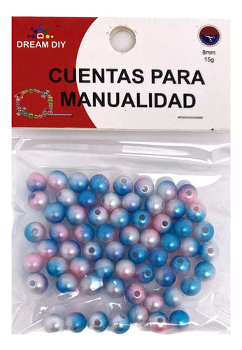 Mostacillas Cuentas Plásticas Redondas 8 Mm