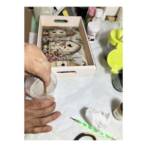 Resina Epóxica Premium Transparente 500ml Manualidades