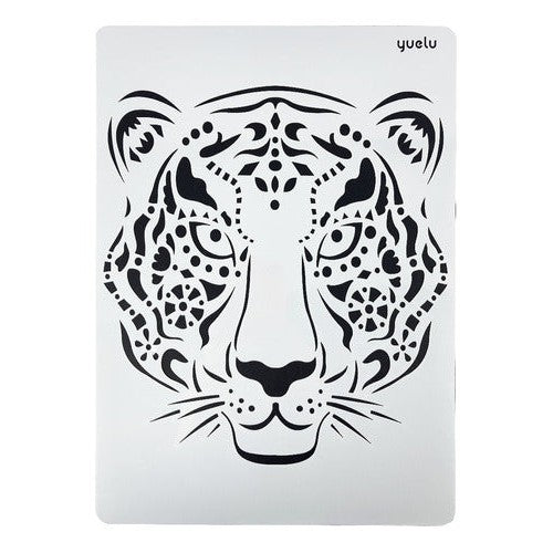 Plantilla Flexible Stencil Diseño Tigre