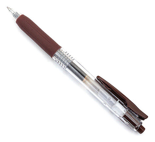 Lápiz Roller Retráctil Tinta Gel Colores Sarasa 0.7mm Zebra
