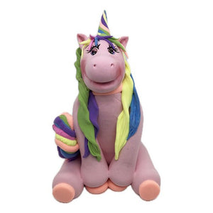 Unicornio De Goma Eva 3d Figura Decorativa