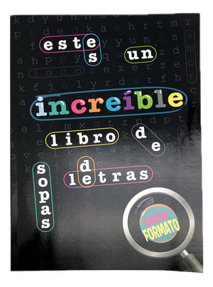 Libro Sopa De Letras Formato Grande