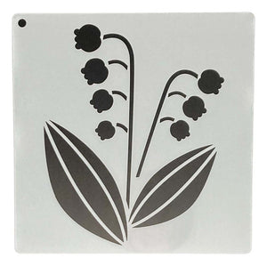 Plantilla Flexible Stencil Diseño Primavera