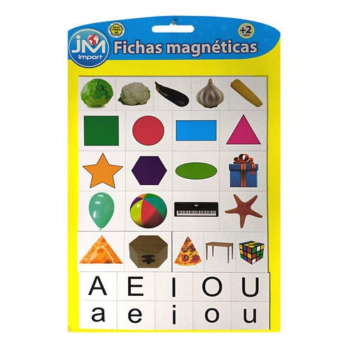 Pizarra Magnetica Con Fichas Numeros Y Formas