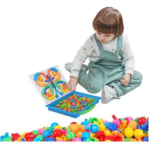 Juego Puzzle 3d De 296un Setas Plásticas