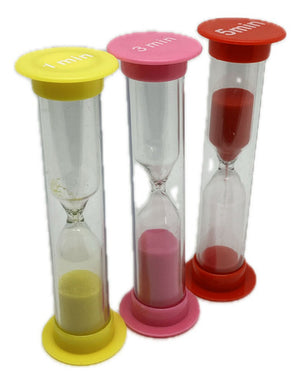 Set 3 Relojes De Arena Escolares