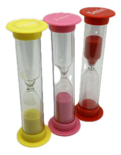 Set 3 Relojes De Arena Escolares