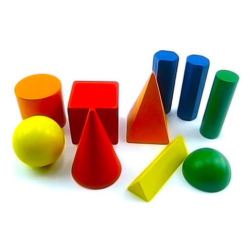 Cuerpos Geometricos Madera 10 Und