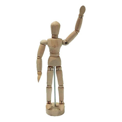 Figura Articulada De Madera Para Dibujo 14cm