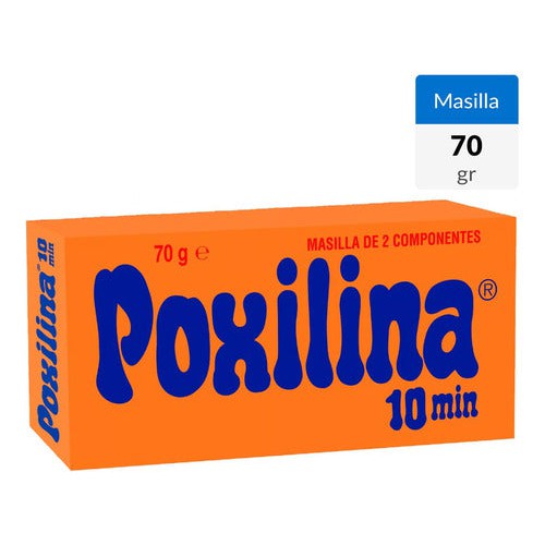Poxilina Masilla Epóxica De Dos Componentes 70 Gr