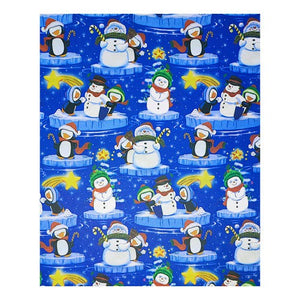 Papel De Regalo Navidad Satín (5 Pliegos) 50x70cm