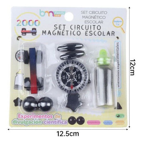 Set Escolar Circuito Magnético 8 Piezas