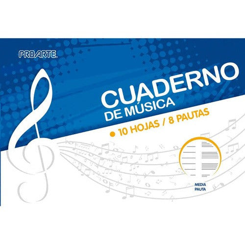 Cuaderno Musica Media Pauta