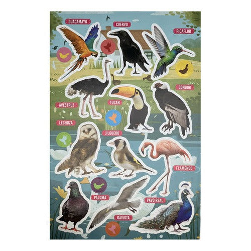 Block Stickers Los Animales Ayuda Escolar