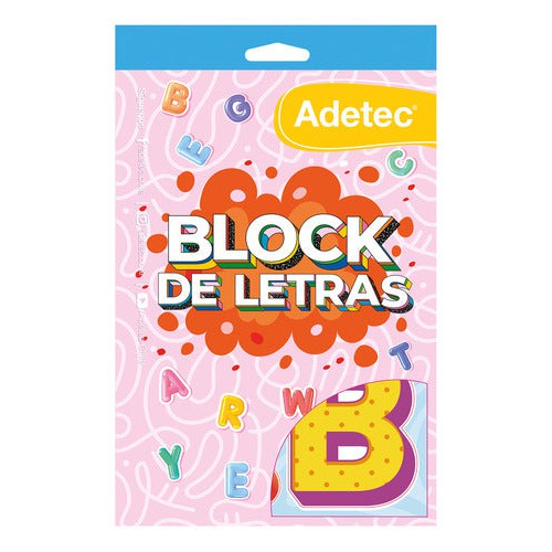 Block De Stickers Letras