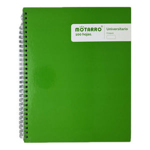 Cuaderno Universitario Croquis Tapa Extra Dura Liso 100 Hj