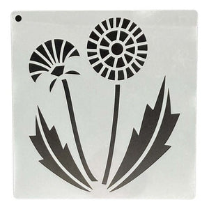 Plantilla Flexible Stencil Diseño Primavera