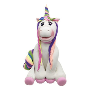 Unicornio De Goma Eva 3d Figura Decorativa