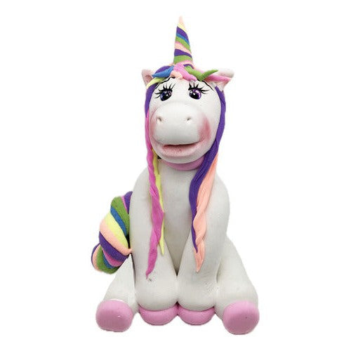 Unicornio De Goma Eva 3d Figura Decorativa