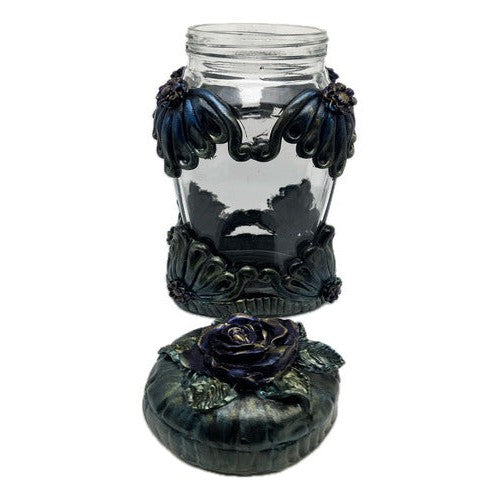 Frasco De Vidrio Decorativo Artesanal