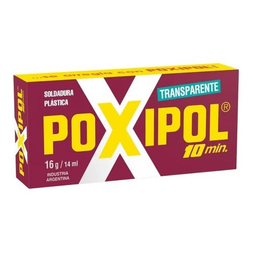Pegamento Líquido Poxipol Color Transparente De 16g