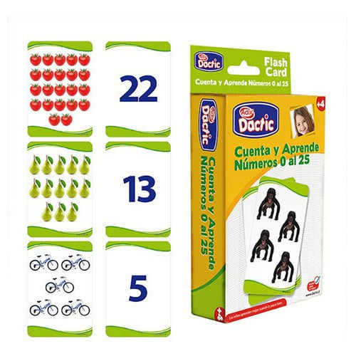 Láminas Cuenta Y Aprende Números 0 Al 25
