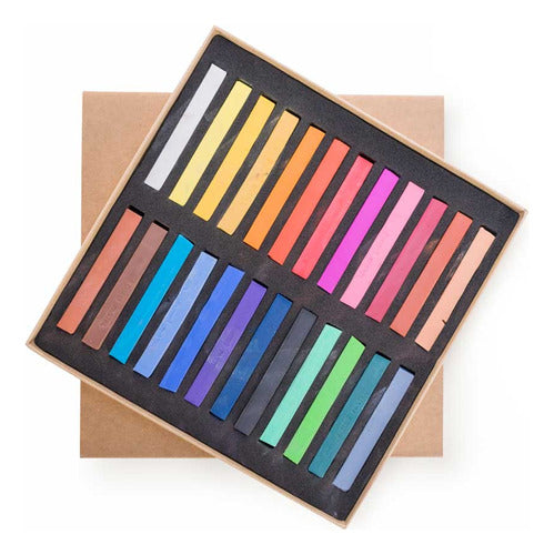 Barras Pastel Seco 24 Colores