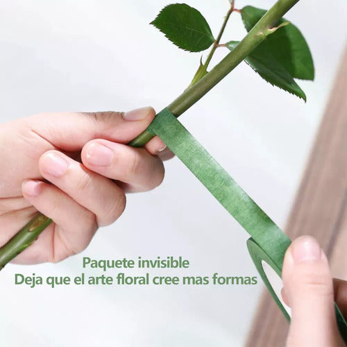 Cinta Para Forrar Alambre Flores 12 Mm 27 Metros