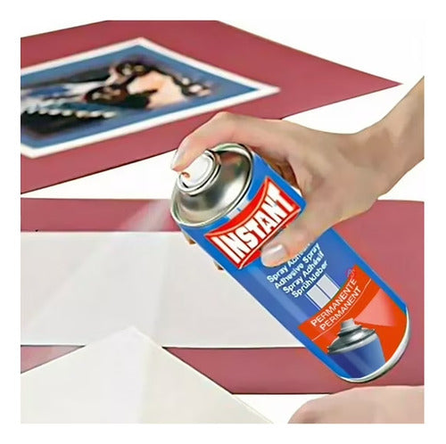 Pegamento Spray Adhesivo Permanente Transparente