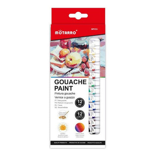 Set De Pintura Gouache 12 Col 12 Ml