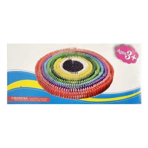 Juguete Bloques Madera Efecto Dominó 100 Piezas