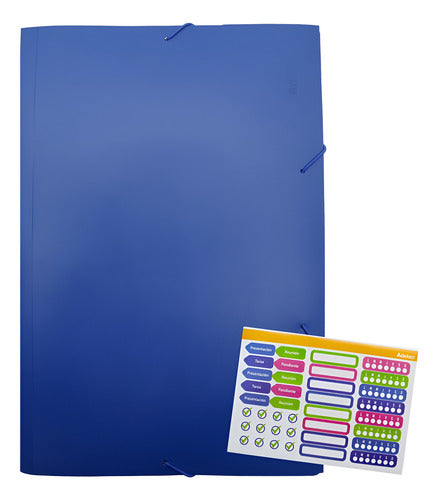 Carpeta Con Elástico Oficio Adetec