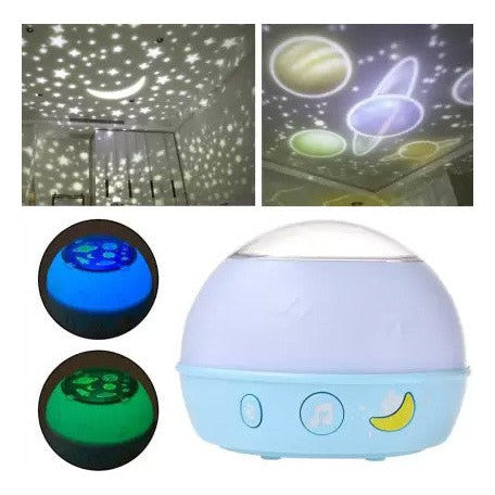Proyector De Galaxias Con Melodias De Relajacion