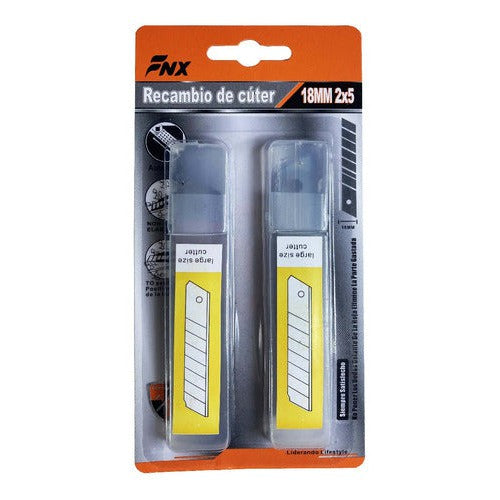 Repuestos Cuchillo Cartonero 18 Mm 10un