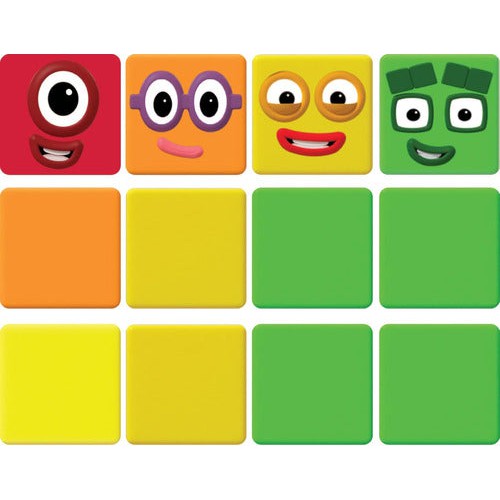 Set Adhesivos Reutilizables Numberblocks