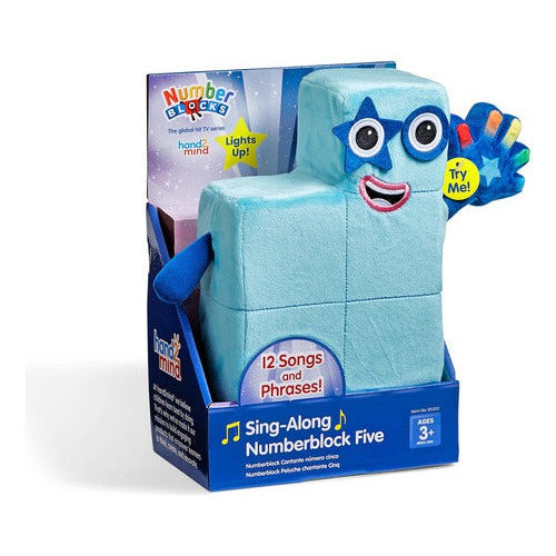 Peluche Numberblocks Número Cinco Interactivo Con Sonidos