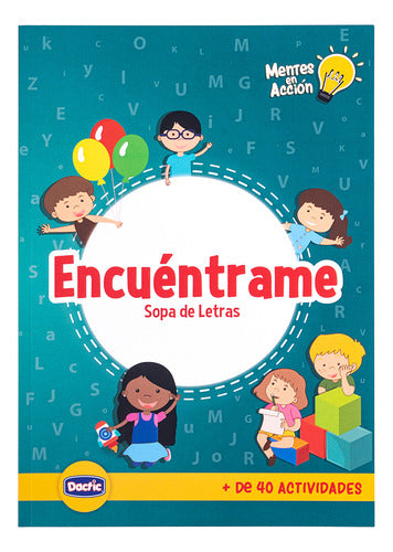 Libro Sopa De Letras Niños Encuéntrame