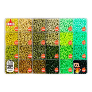 Caja Mostacillas Planchables Hama 2.6 Mm, 24 Col 12000 Beads