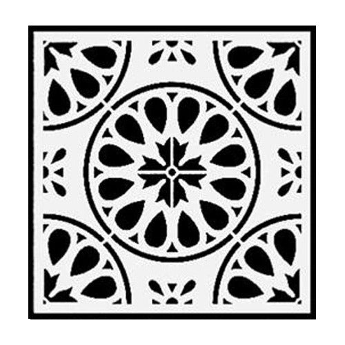 Plantilla Stencil 15x15 Cm Diseño Mandalas