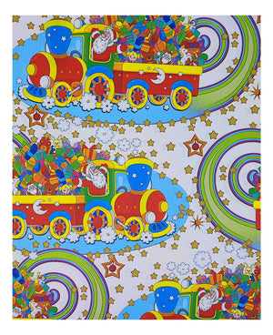 Papel De Regalo Navidad Satín (5 Pliegos) 50x70cm